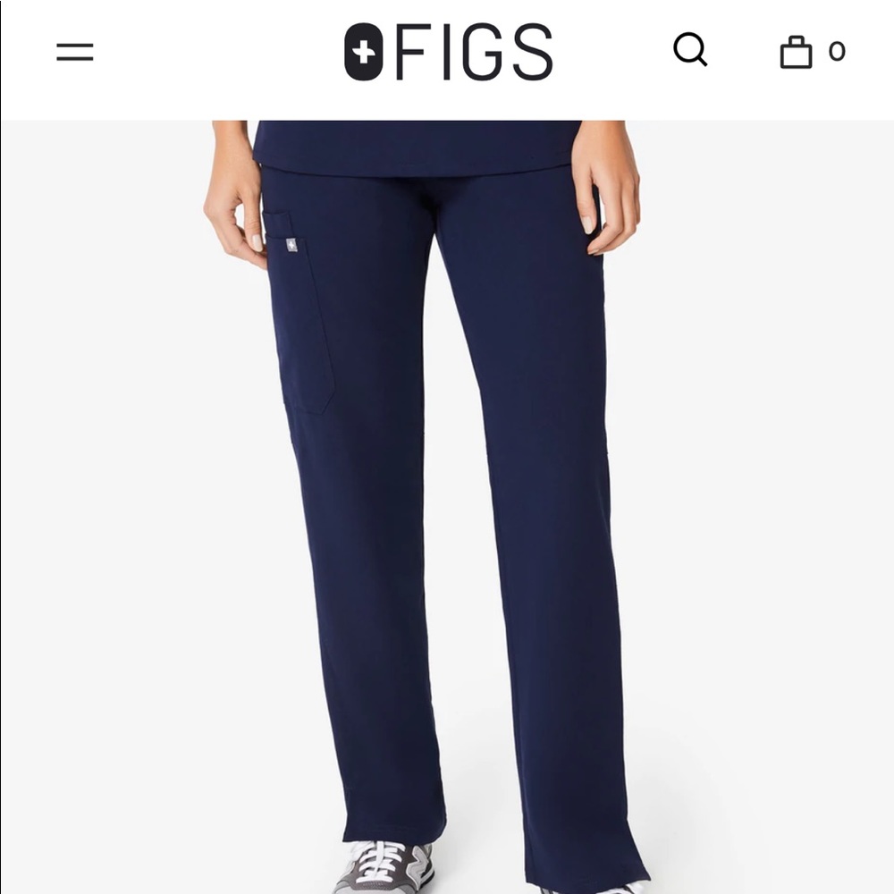 FIGS Navy Blue Scrub Pants